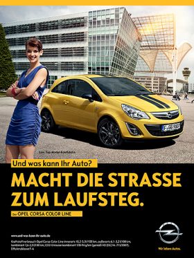 Opel Macht die Strasse zum Laufsteg